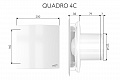 Вытяжной осевой вентилятор ERA Quadro 4C (133868)