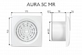 Вытяжной осевой вентилятор Aura 5C MR (133897)
