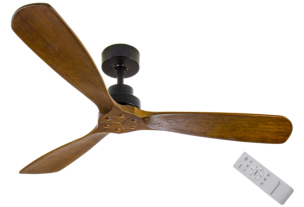 Vegas White 105 Dreamfan Bali Black Wood DC