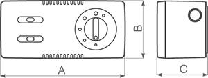 Плавный регулятор скорости вентилятора CREN (12944VRT)