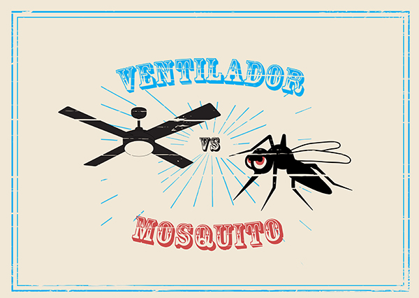 Потолочный вентилятор против комаров