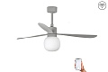 Люстра вентилятор Amelia L Ball Led Gray DC Smart (33762WP-27FAR)