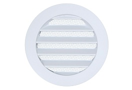 Вентиляционная решетка металлическая антивандальная ARIUS Usav-100 white решетка металлическая, 100 мм, белая RAL 9016M (136218)