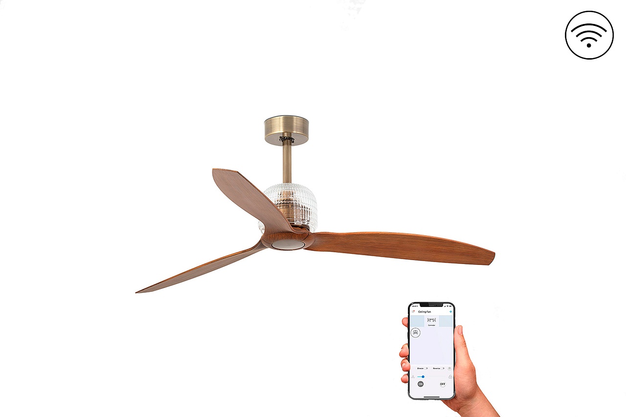 Потолочный вентилятор Deco Fan Old Gold Wood DC Smart (33398DWPFAR)