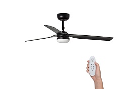 Люстра-вентилятор Punt Led Black DC (33815-21FAR)