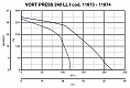 Вытяжной центробежный вентилятор Vort Press 240 I (11973VRT)