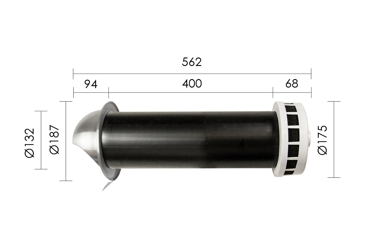 Супер КИВ-125 400 (135223) приточный клапан