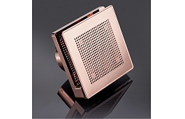 Вытяжной бытовой бесшумный вентилятор Punto Evo ME 100/4 LL PINK GOLD (11307-1VRT)