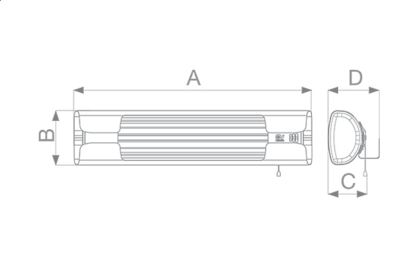 Настенный инфракрасный обогреватель Thermologika Design (Blue) (70006VRT)