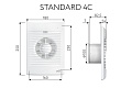 Вытяжной осевой вентилятор Standard 4С ET (133948)