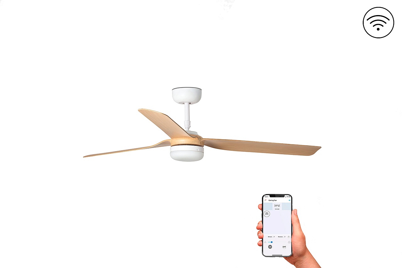 Люстра-вентилятор Punt Led White Pine DC Smart (33816WP-20FAR)