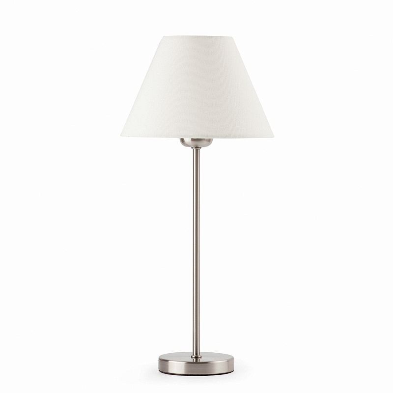 Лампа настольная Nidia nickel+white (68423FAR)