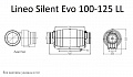 Канальный вентилятор Lineo Silent Evo 100-125 LL (18201ARI)