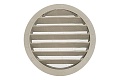 Вентиляционная решетка металлическая антивандальная ARIUS Usav-125 stone grey решетка, 125 мм, cеро-бежевая RAL U727 (136234)