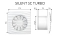 Вытяжной осевой вентилятор Silent 5C TURBO (133924)