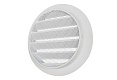 Вентиляционная решетка металлическая антивандальная ARIUS Usav-100 white решетка металлическая, 100 мм, белая RAL 9016M (136218)