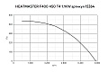 Каминный вентилятор Vortice Heatmaster F400 450 T4 1100 ВТ 15264VRT