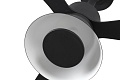 Люстра вентилятор Amelia L Cone Led Black DC Smart 33761WP-23FAR