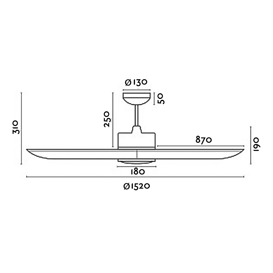 Люстра-вентилятор Tonic Led Brown DC Smart (33552WPFAR)