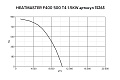 Каминный вентилятор Vortice Heatmaster F400 500 T4 1500 ВТ 15265VRT