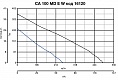 Канальный вентилятор CA 100 MD E W (16120VRT)