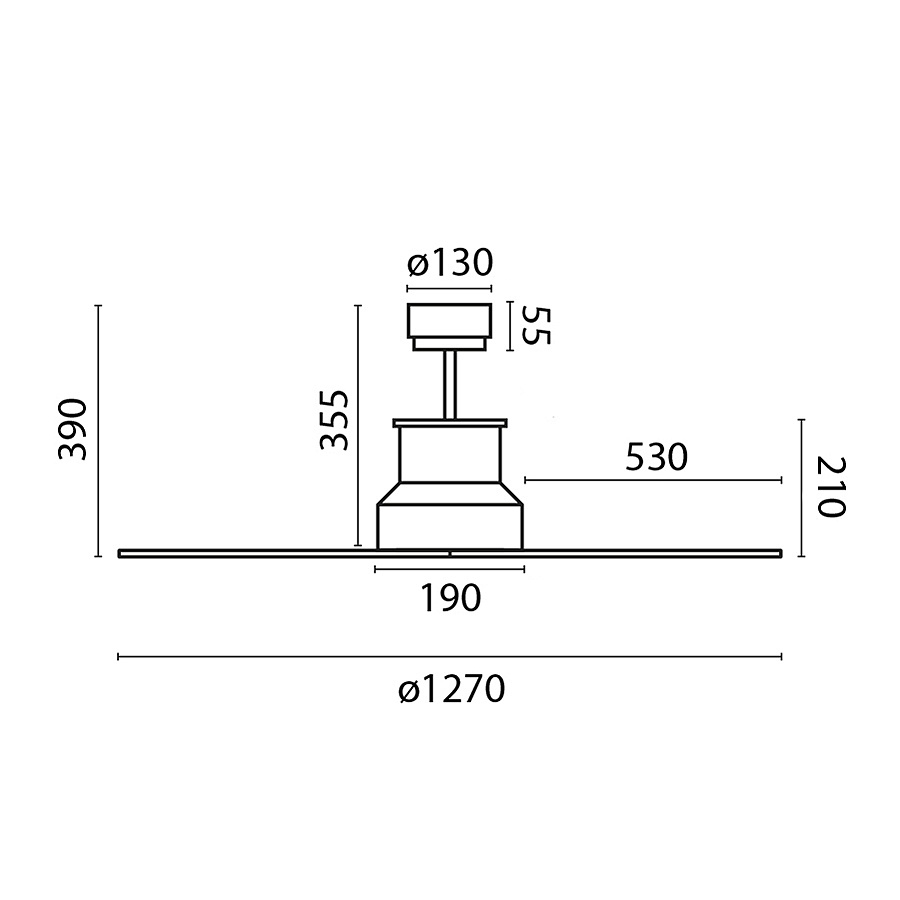 Потолочный вентилятор уличного применения Winche Black Wood DC Smart (33481WPFAR)