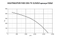 Каминный вентилятор Vortice Heatmaster F400 355 T4 250 ВТ 15262VRT