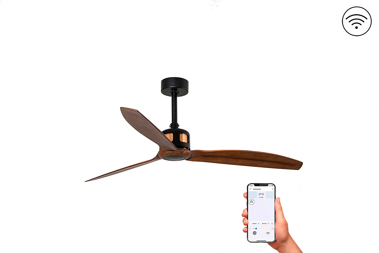Потолочный вентилятор Copper Fan Black Wood DC Smart (33451WPFAR)