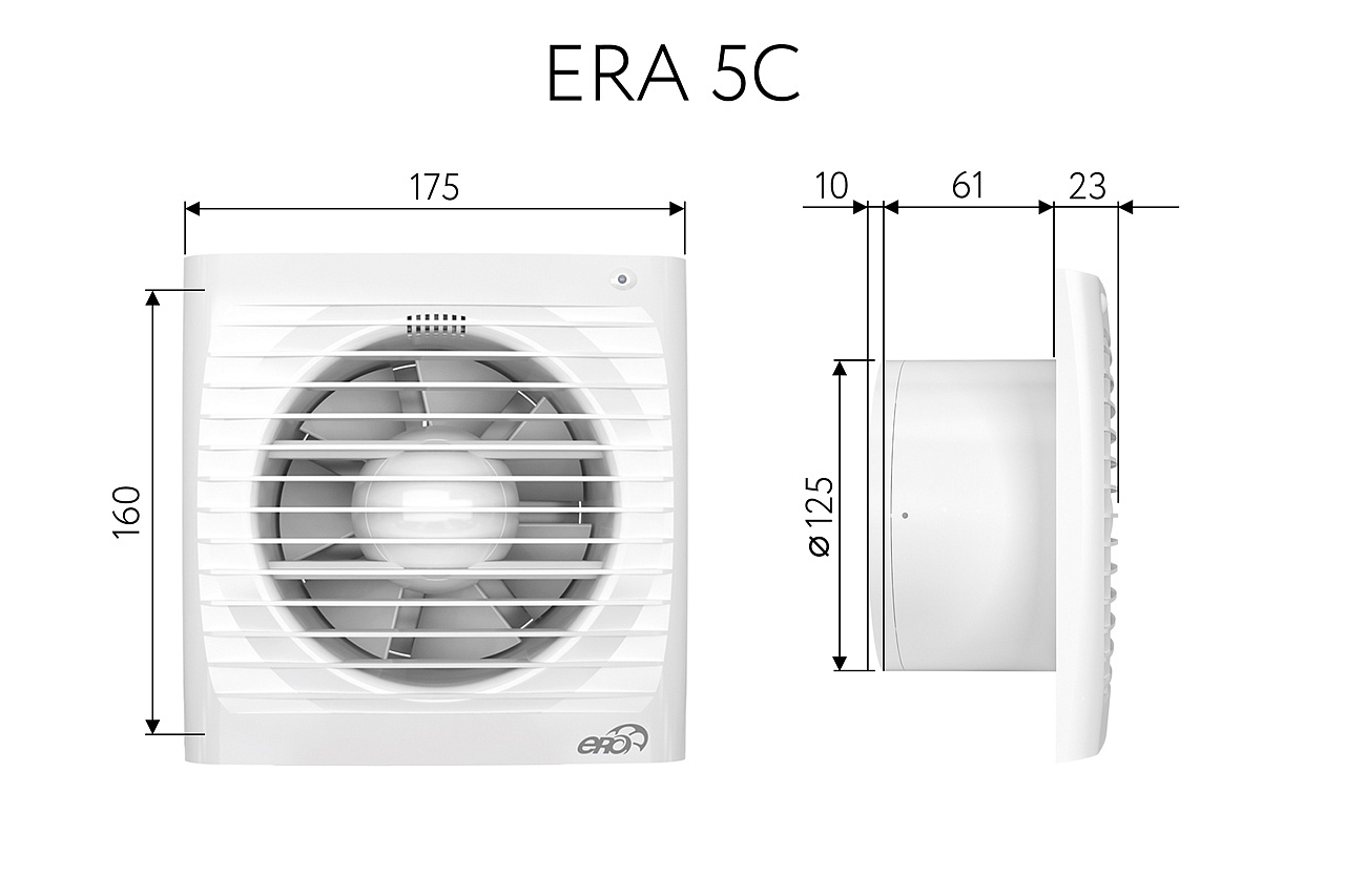 Вытяжной осевой вентилятор Era 5C (134074)
