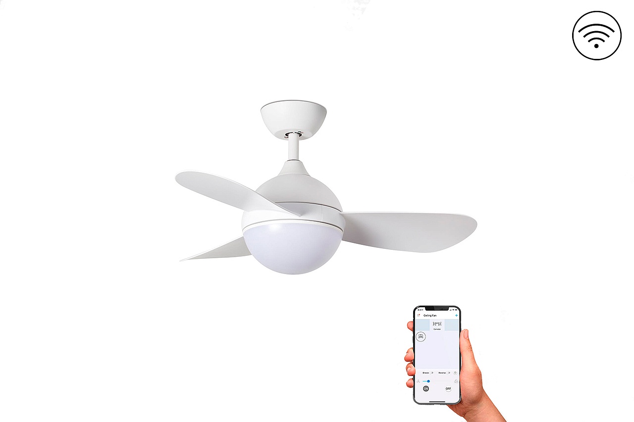 Люстра-вентилятор Hvar Led White DC Smart (34300WPFAR)