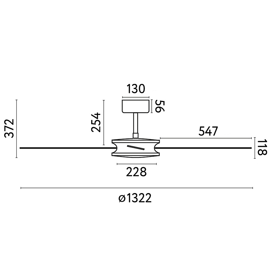Потолочный вентилятор Polea Brown DC Smart (33724WPFAR)