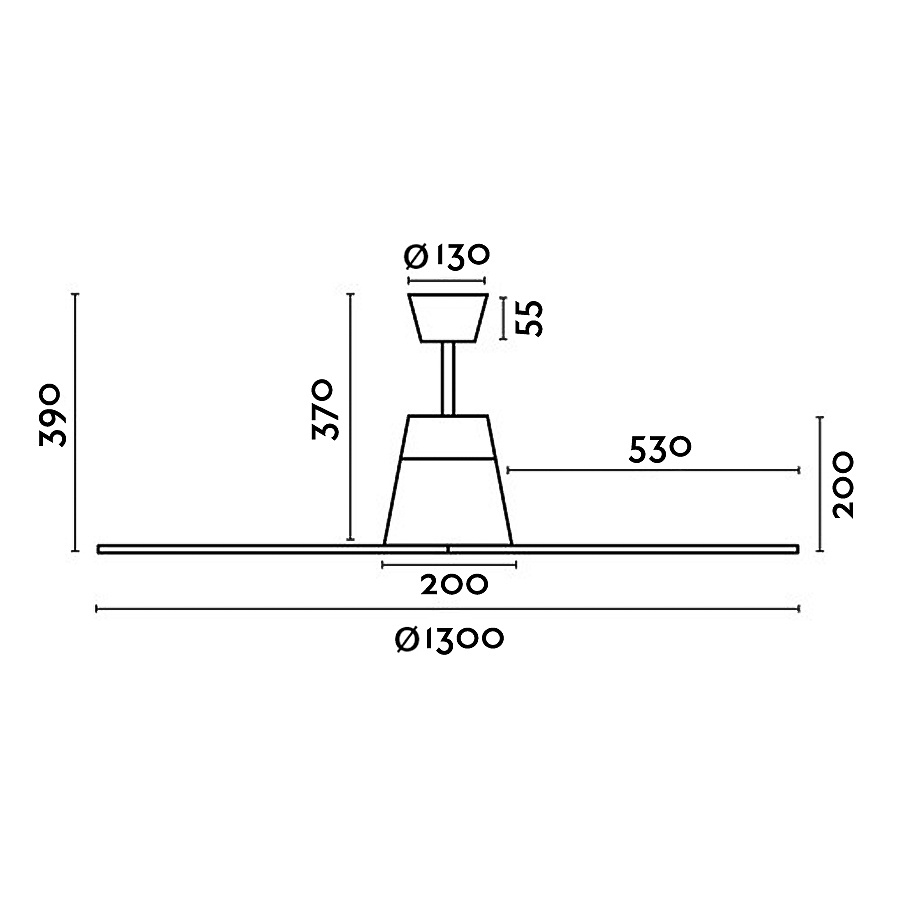 Люстра-вентилятор Typhoon Led Brown DC (33490-16FAR)