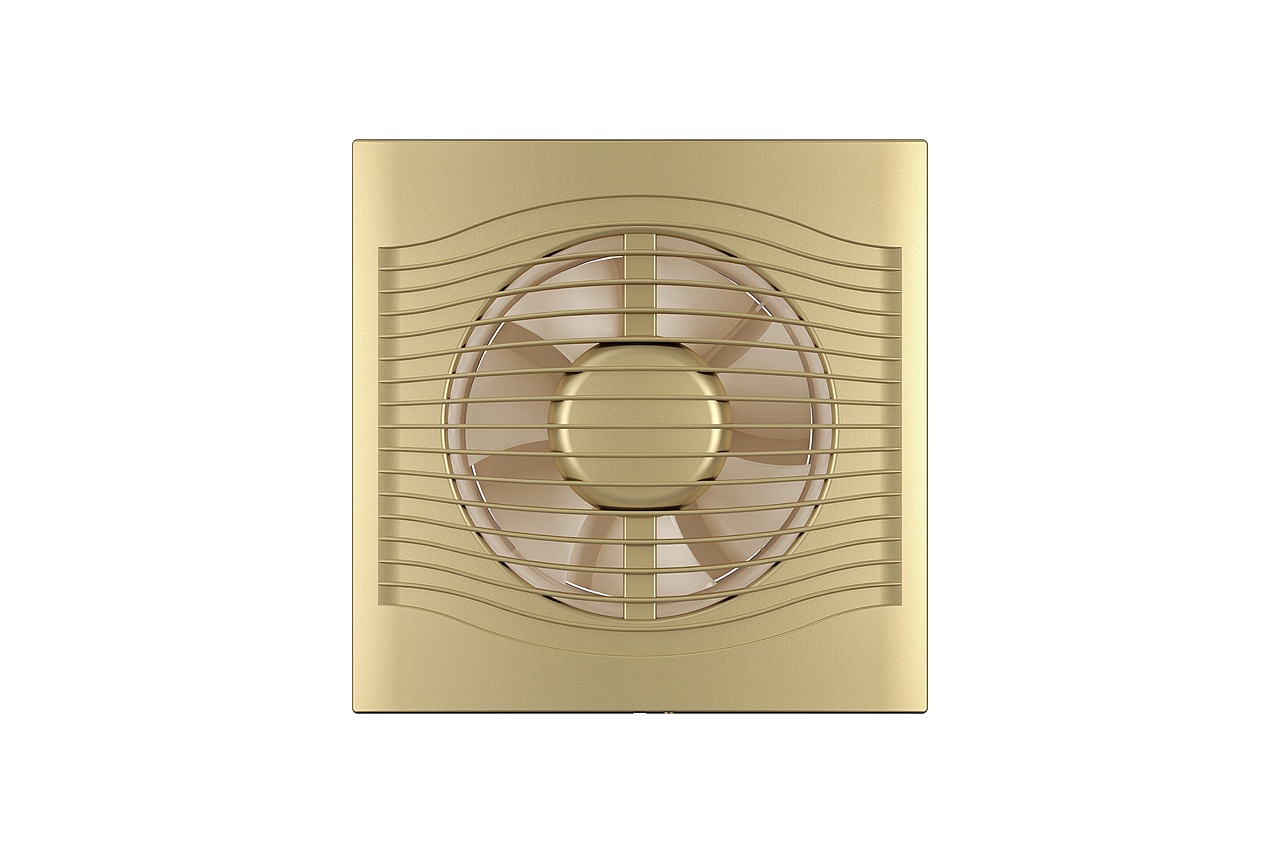 Вытяжной осевой вентилятор Slim 5C champagne (133935)