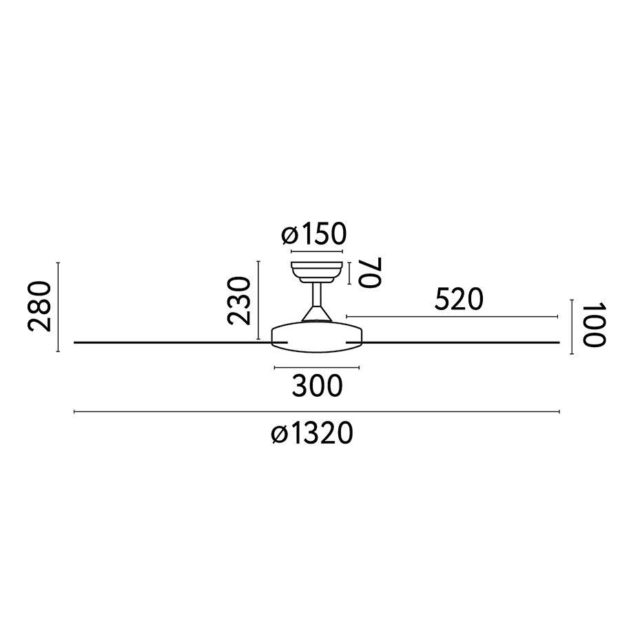 Потолочный вентилятор Islot White DC Smart (33802WPFAR)