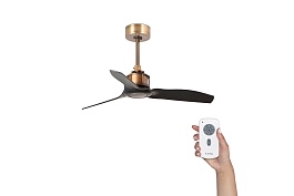 Потолочный вентилятор Mini Just Fan Old Gold Black DC (33429FAR)