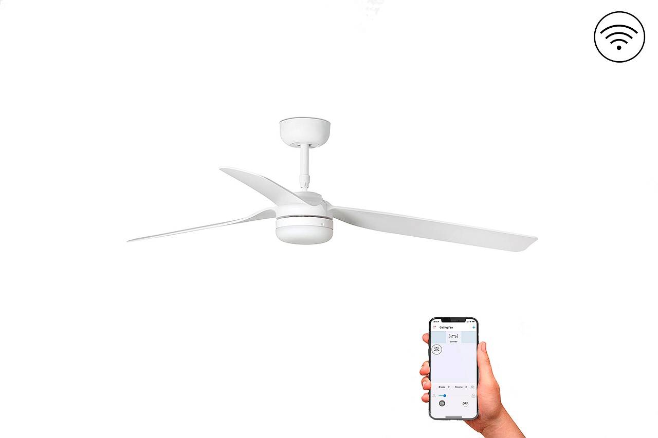 Люстра-вентилятор Punt Led White DC Smart (33814WP-20FAR)