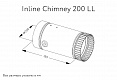 Канальный вентилятор Inline Chimney 200 LL (17143ARI)