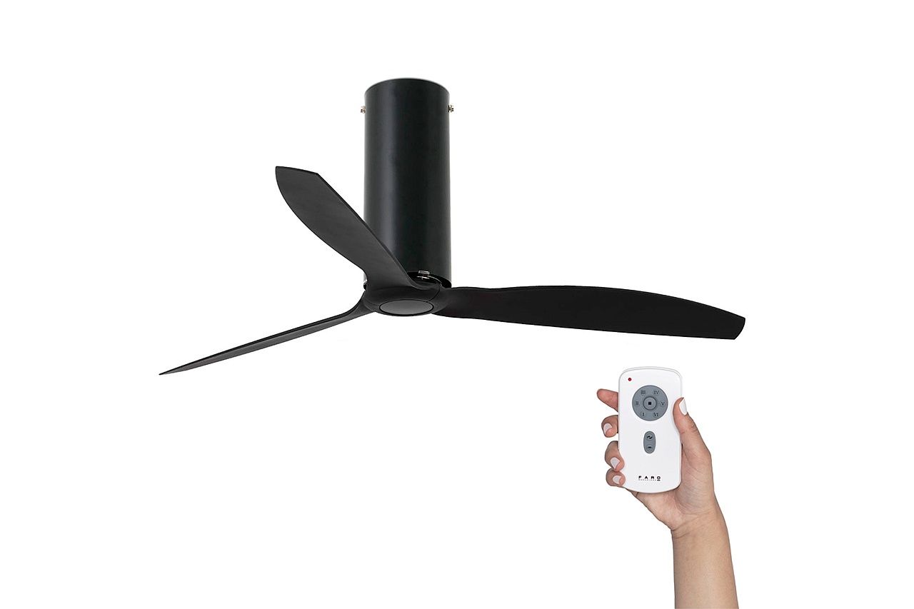 Потолочный вентилятор Tube Fan Black Matt Trans DC (32060FAR)