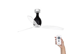 Потолочный вентилятор Mini Eterfan Black Matt Trans DC (32027FAR)