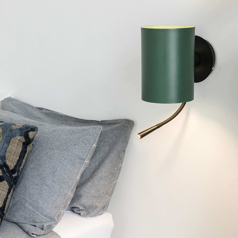 Светильник настенный Guadalupe black+green (20032-81FAR)