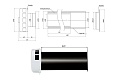 Приточный клапан NovaPROF 800 с белой пластиковой решеткой RAL9016 (арт. 135833)