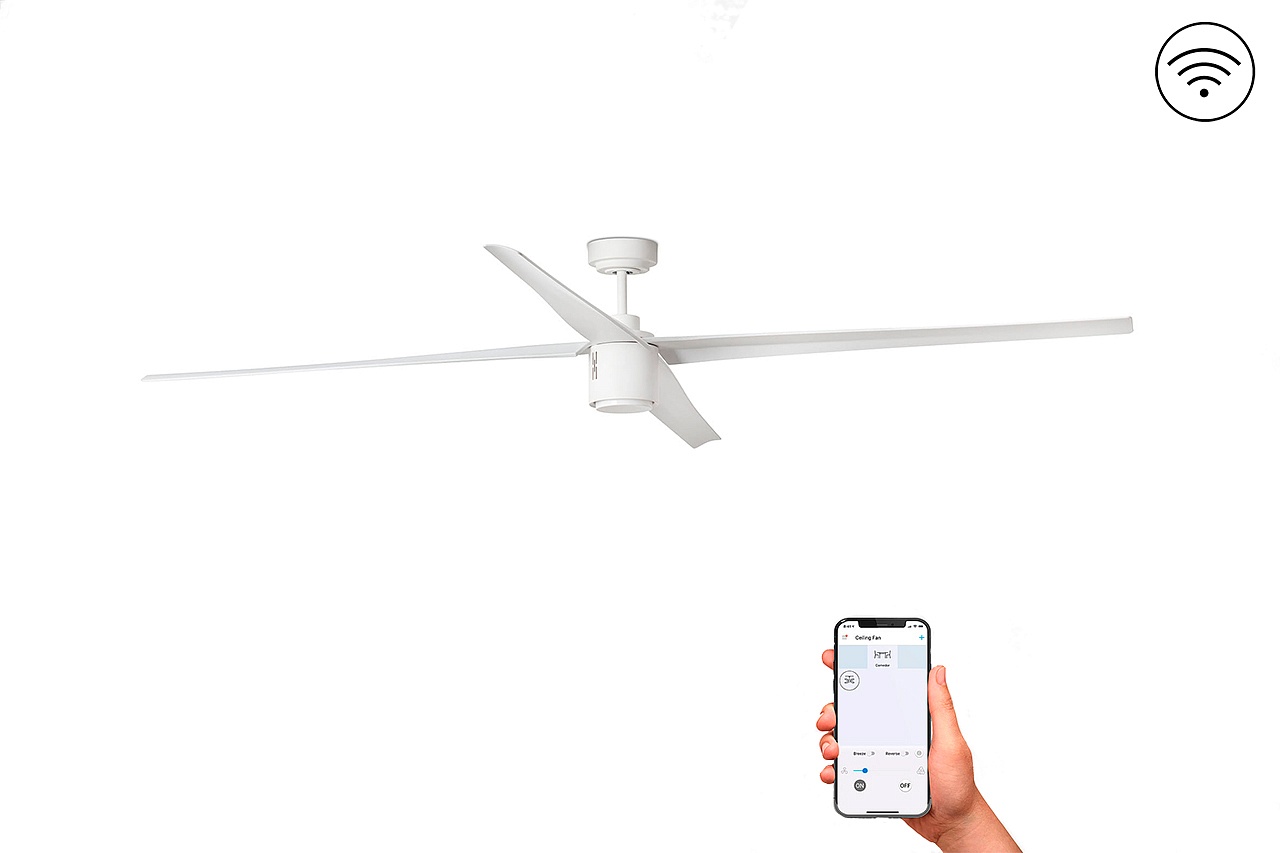 Люстра-вентилятор Attos Led White DC Smart (33494WPFAR)