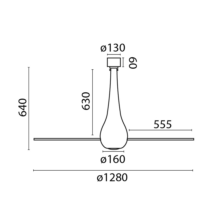 Потолочный вентилятор Eterfan Transporent DC (33381FAR)