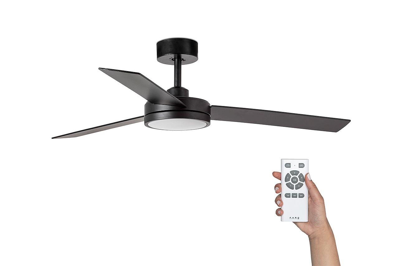 Люстра-вентилятор Barth Led Black DC (34261FAR)