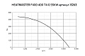 Каминный вентилятор Vortice Heatmaster F400 400 T4 550 ВТ 15263VRT