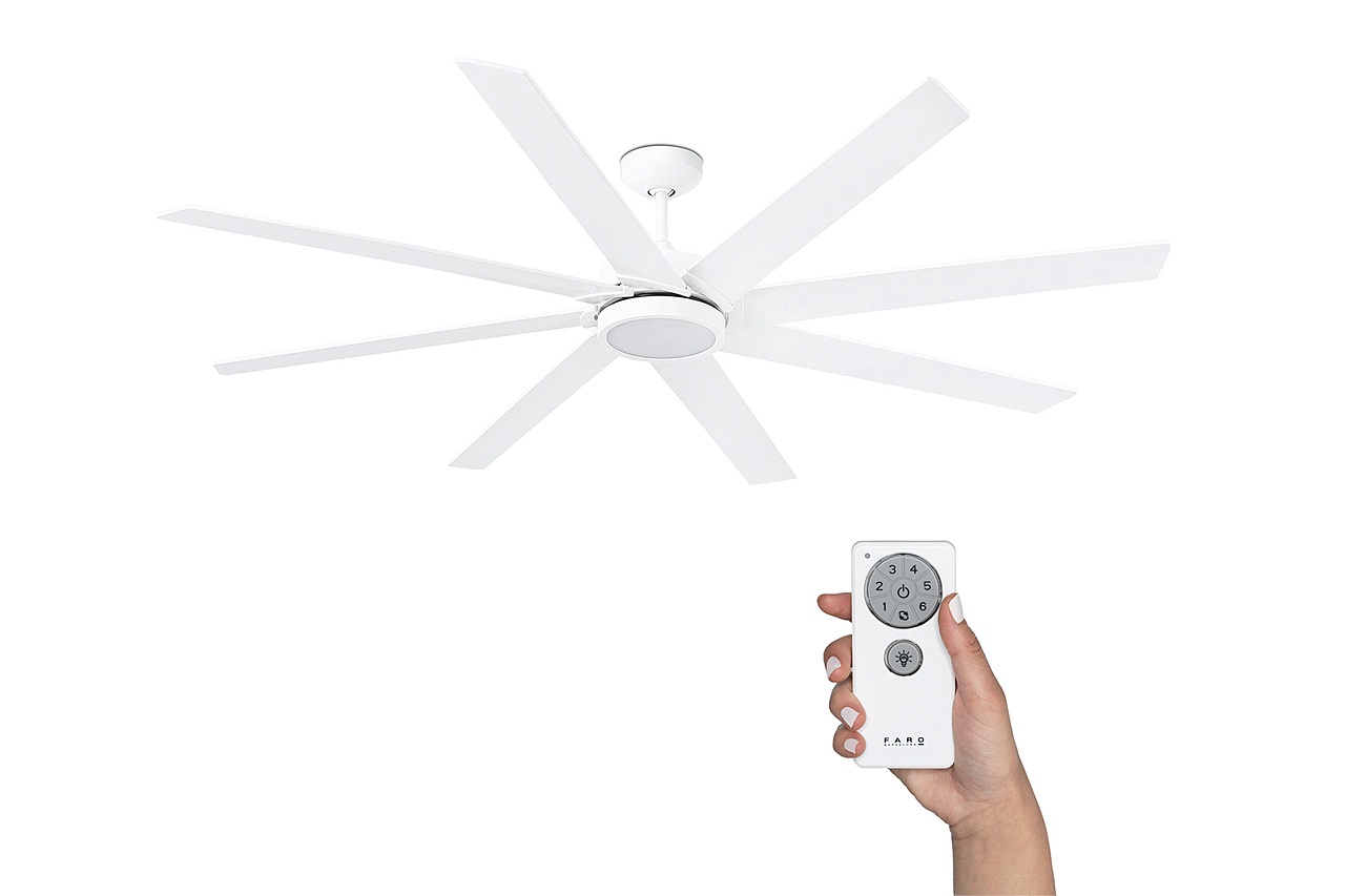 Люстра вентилятор Century Led White DC (33553AFAR)