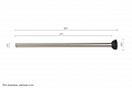 Штанга удлиняющая DREAMFAN DR 0,5 Stainless steel (15314DFN) 0,5 метра, нержавеющая сталь