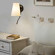 Светильник настенный Lupe black+beige (20032-88FAR)