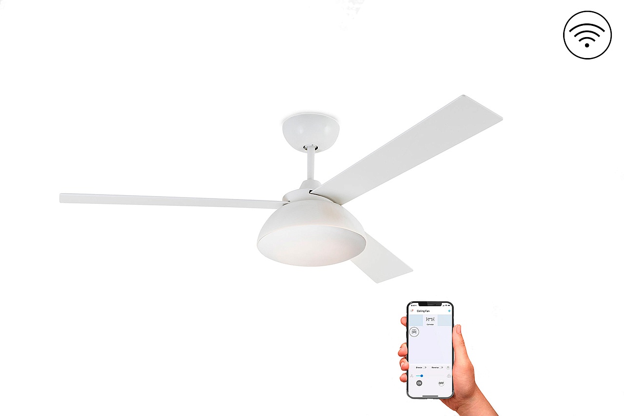 Люстра-вентилятор Rodas Led White DC Smart (33522WPFAR)