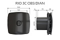 Вытяжной осевой вентилятор Rio 5C Obsidian (134000)